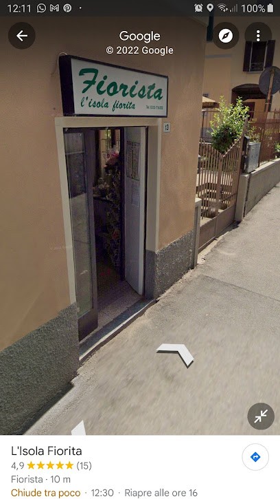 L'Isola Fiorita, Fiorista a Cunardo